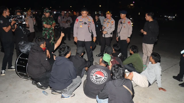 Final AFF U-23 Ricuh, Polisi Amankan 22 Orang