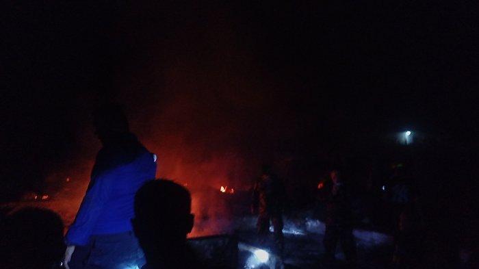 Tiga Rumah Petak Terbakar di Balikpapan