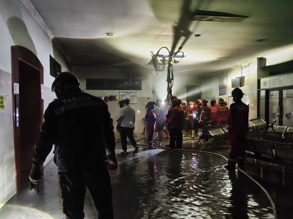 Korsleting Picu Kebakaran di RSUD AWS Samarinda