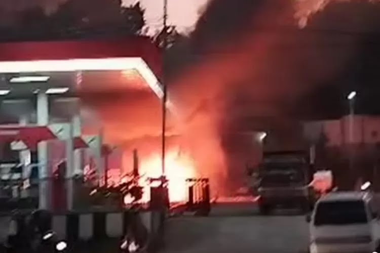 SPBU Kefamenanu Terbakar, Petugas Sigap Padamkan Api