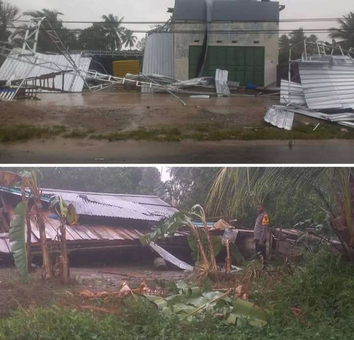 Puting Beliung di Sulawesi Tengah Lukai Dua Orang