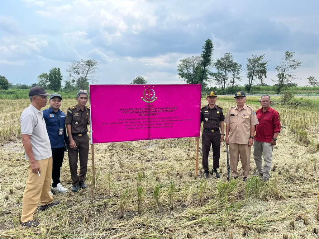 Rp 2,8 M Tak Dibayar, Tanah Koruptor Disita