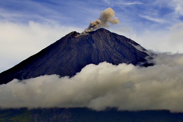 Gunung Semeru Erupsi, Abu Capai 500 Meter