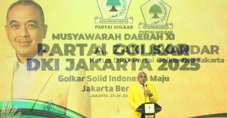 Zaki Iskandar Kembali Pimpin Golkar Jakarta