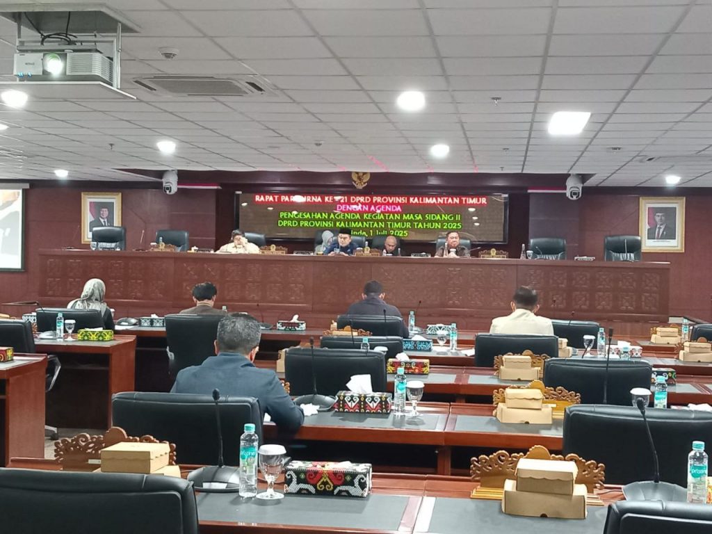 Rapat Paripurna DPRD Kaltim Setujui Agenda Legislatif Juli