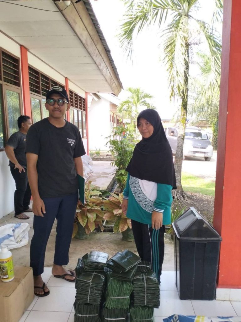 SMPN 4 Tenggarong Seberang Tanam Semangat Ketahanan Pangan