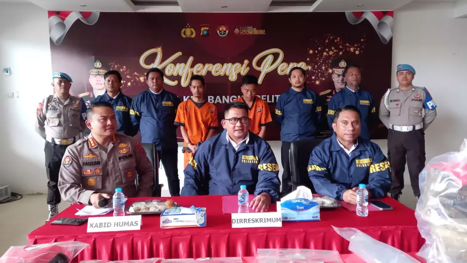 Polisi Tangkap Dua Pelaku Pembunuhan Pemimpin Media Pangkalpinang