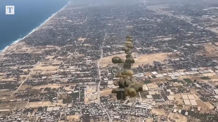 Gaza Krisis, Spanyol Kirim 12 Ton Pangan via Parasut