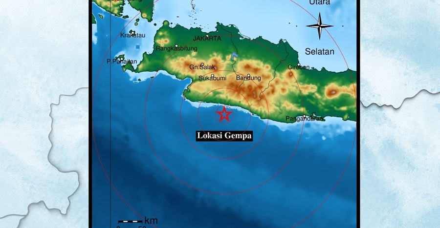 Gempa 4,7 M Guncang Bandung, Tak Ada Laporan Kerusakan