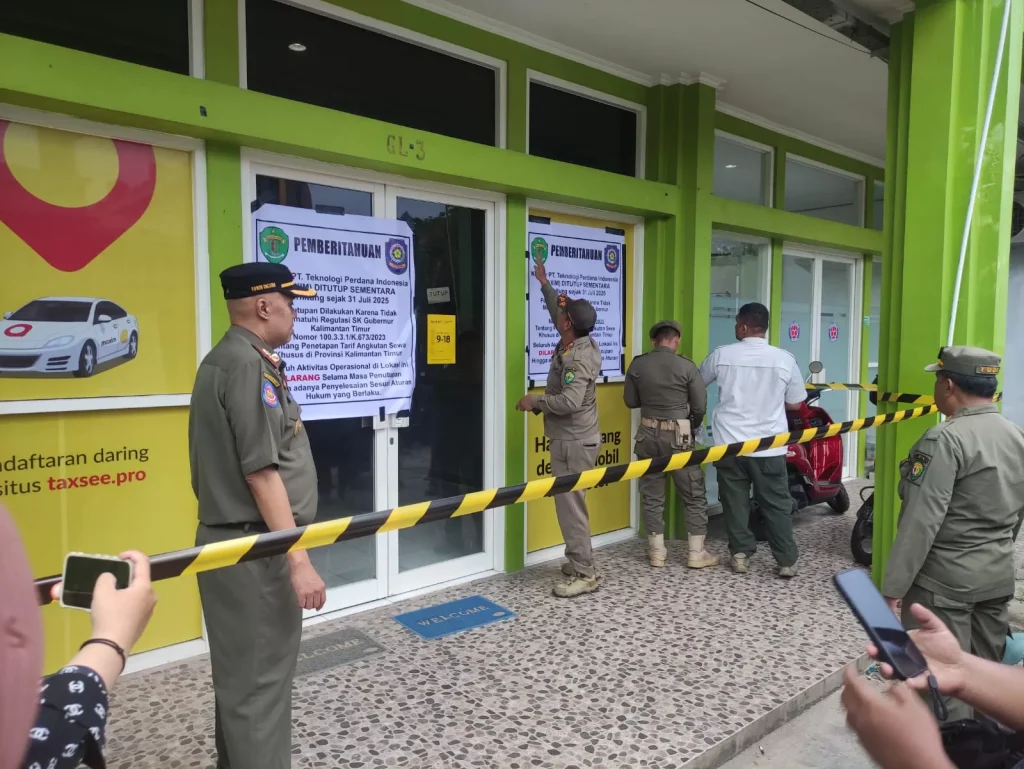Langgar Tarif Resmi, Kantor Maxim di Samarinda Disegel