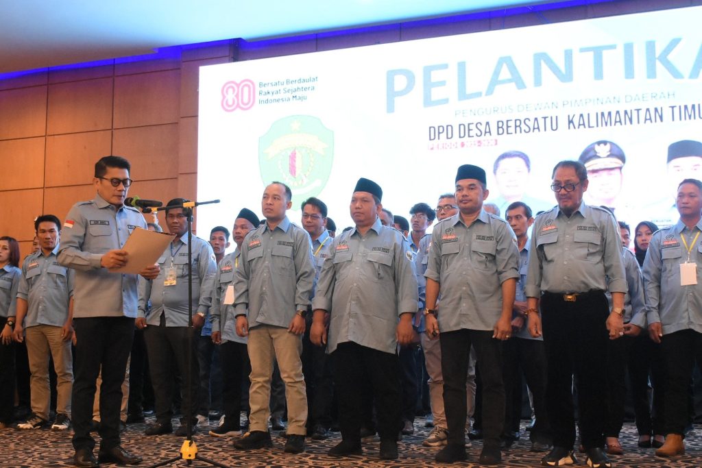 Ketua DPRD Kaltim Dilantik Jadi Ketua Desa Bersatu