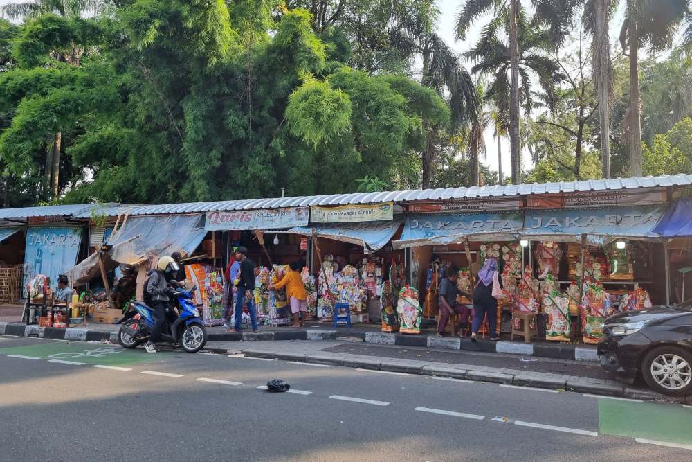 H-2 Relokasi, Pasar Barito Masih Dipadati Pedagang
