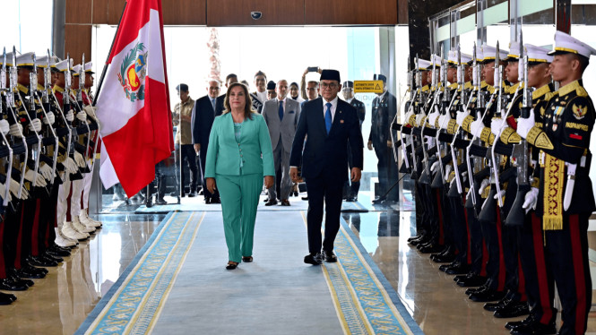 Presiden Peru Disambut Meriah di Jakarta