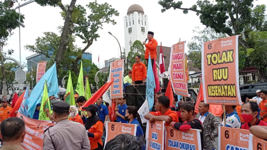 Buruh Sumut Ultimatum Gubernur, Tuntut Kenaikan Upah