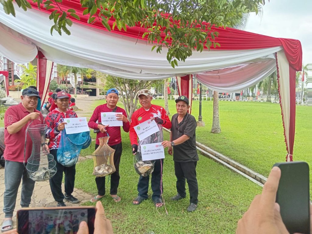 Juara Lomba Mancing DPRD Kaltim Raih Hadiah Uang Jutaan Rupiah