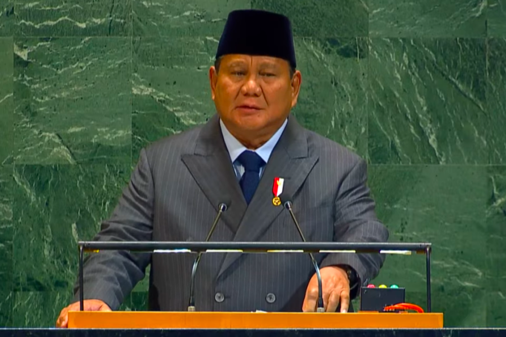 Prabowo Serukan Perdamaian Palestina di Sidang PBB