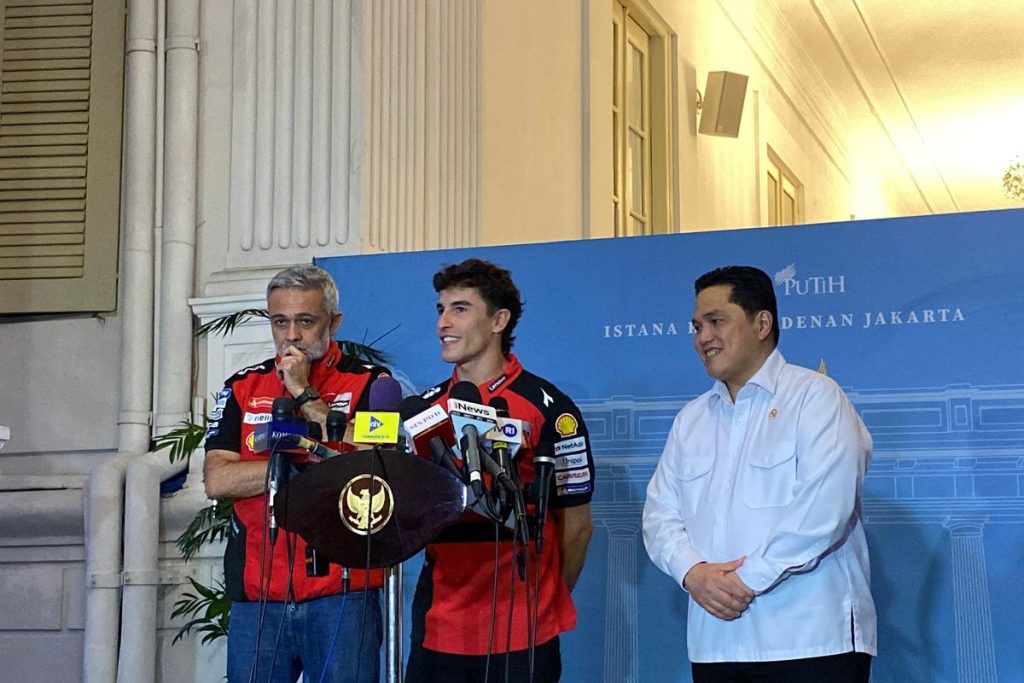 Marquez Bertemu Presiden Prabowo Jelang MotoGP Mandalika 2025