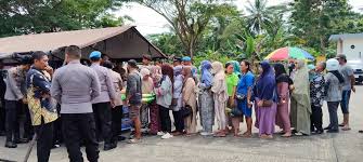 GPM Polres PPU-Bulog, Beras 1 Ton di Babulu Ludes Terjual