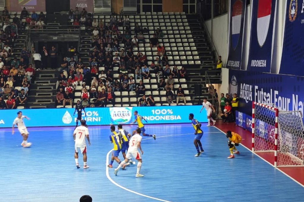 Timnas Futsal Indonesia Pimpin 5-0 atas Tanzania di Babak Pertama