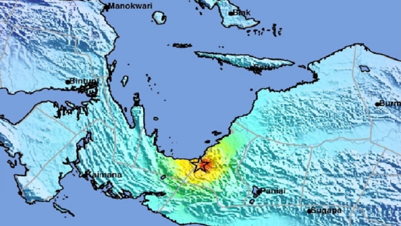 Nabire Diguncang Gempa M 6,6, Susulan Terus Terjadi