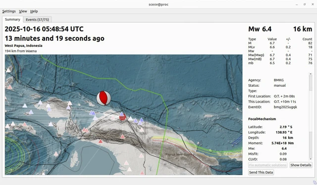 Gempa M6,4 Guncang Papua, Warga Sempat Panik Keluar Rumah
