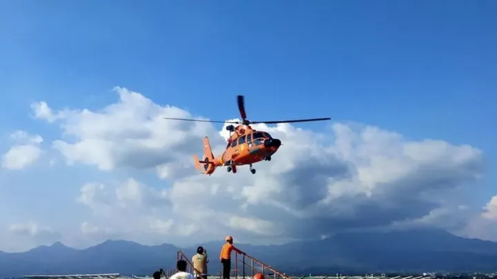 Helikopter Basarnas Evakuasi Cepat Pembalap Cedera di Sirkuit Mandalika
