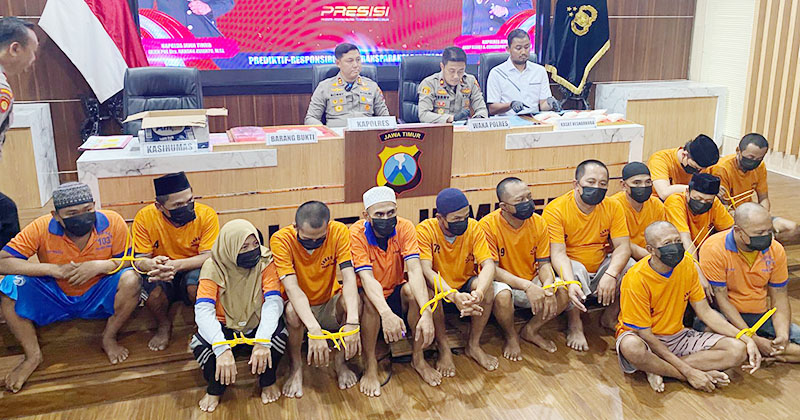 15 Pengedar Narkoba Dibekuk, Ribuan Pil Koplo Disita