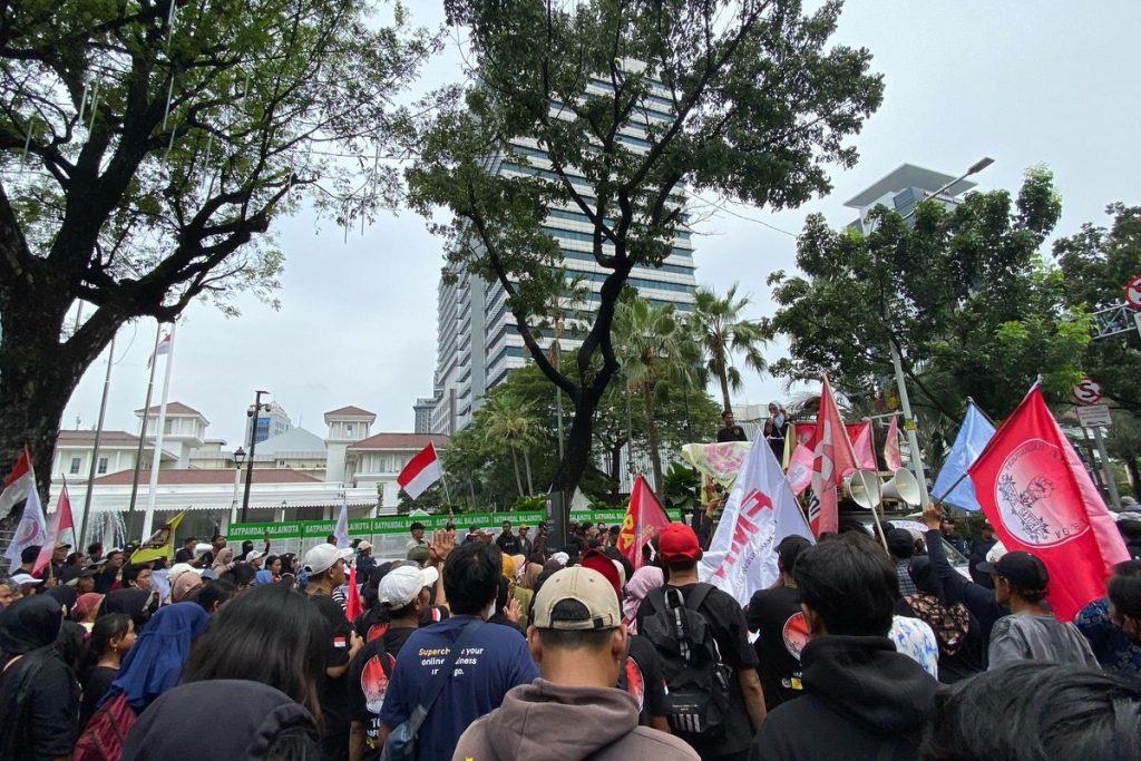 987 Personel Diterjunkan Amankan Tiga Aksi di Jakarta Pusat