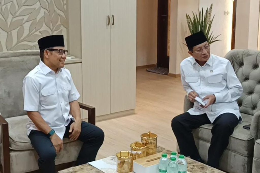 Cak Imin Bertemu Menag Bahas Pesantren yang Belum Penuhi Standar
