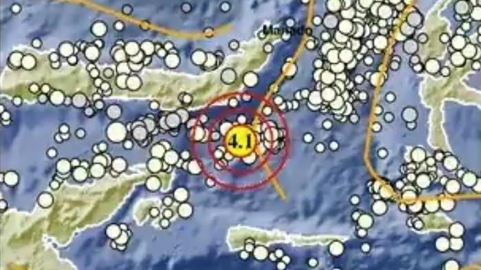 Gempa Tektonik M 4,1 Getarkan Bolaang Mongondow Selatan Siang Ini