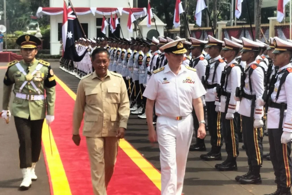 Donny Ermawan Sambut Kunjungan Kehormatan Panglima ADF di Kemhan