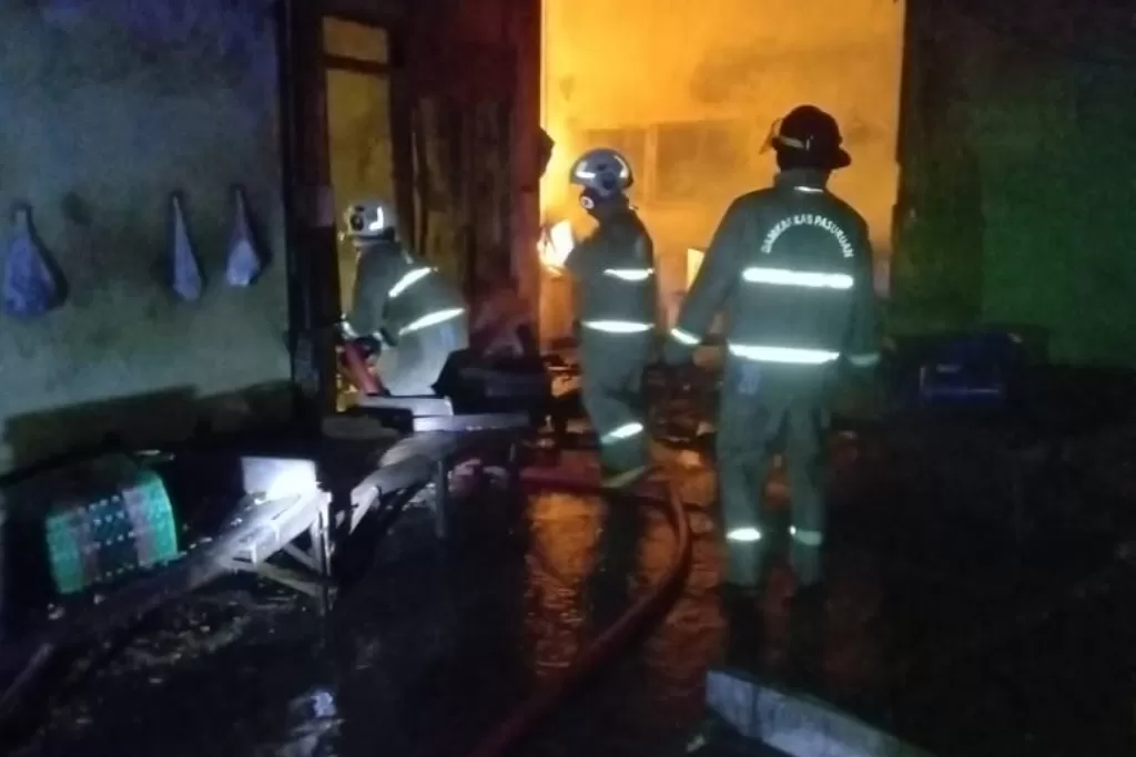 Pabrik Tahu di Pasuruan Terbakar, Tiga Rumah Warga Ikut Terdampak