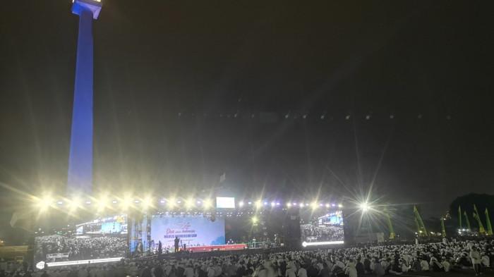 Ribuan Jemaah Padati Monas untuk Tabligh Akbar dan Doa Bersama