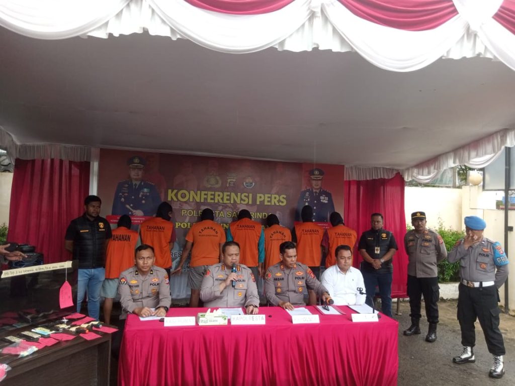 Curanmor dan Curat Marak, Polisi Samarinda Tangkap 7 Pelaku