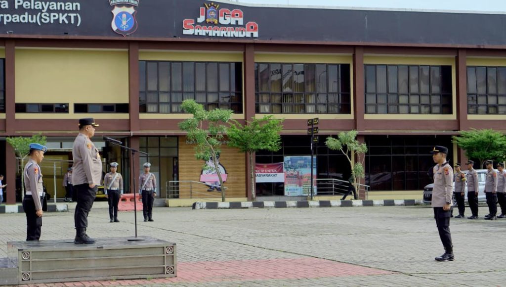 Polresta Samarinda Fokus Perkuat Disiplin dan Kebersamaan