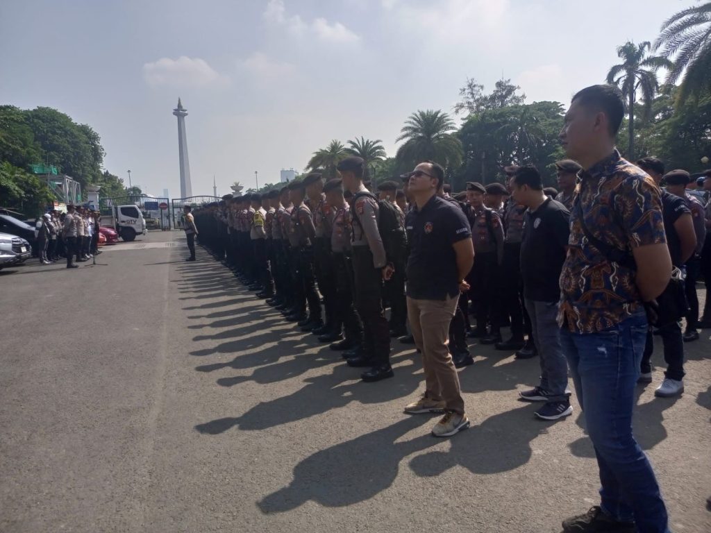 615 Polisi Dikerahkan Amankan Aksi Demo di Gambir