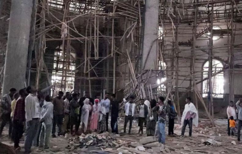 Gereja Ambruk di Ethiopia, 36 Tewas dan 200 Luka