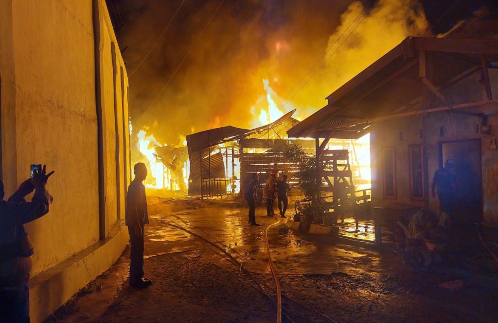 Empat Rumah di Langsa Hangus Terbakar Saat Subuh