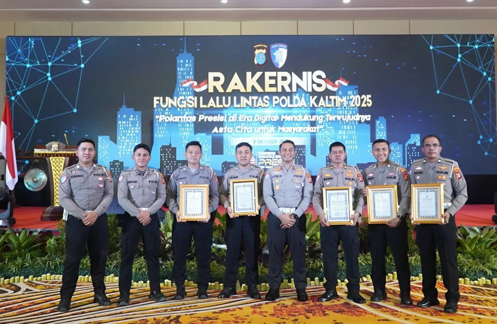 Satlantas Samarinda Borong Penghargaan di Rakernis Polda Kaltim!