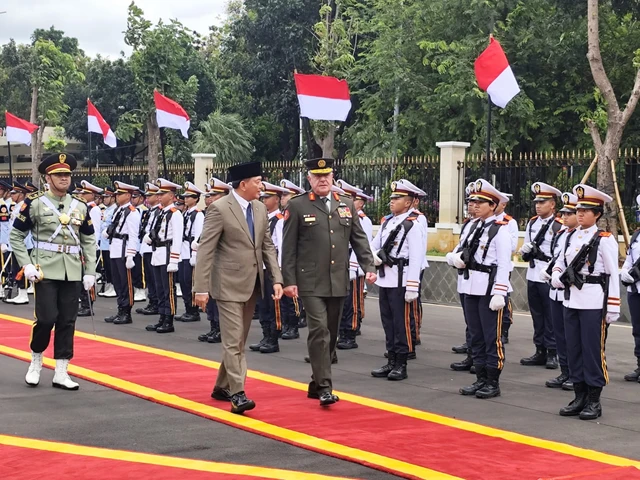 Menhan RI Sambut Kunjungan Kepala Staf Gabungan Yordania di Jakarta