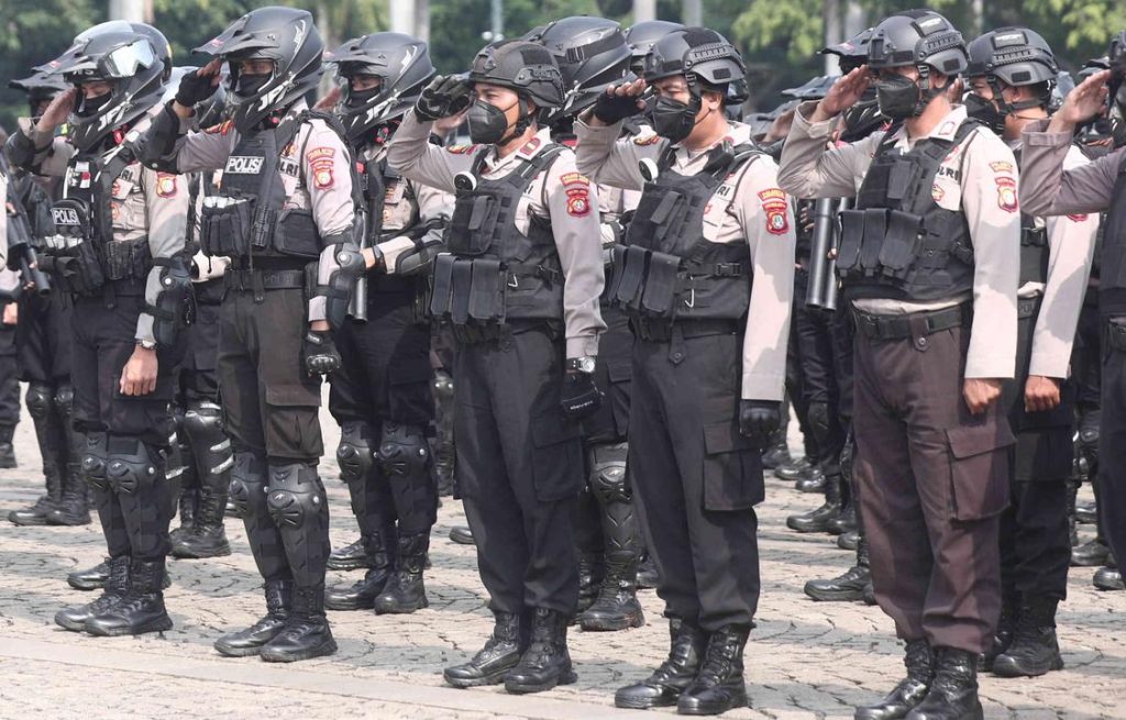 Ratusan Polisi Kawal Lima Titik Demo di Jakarta Hari Ini
