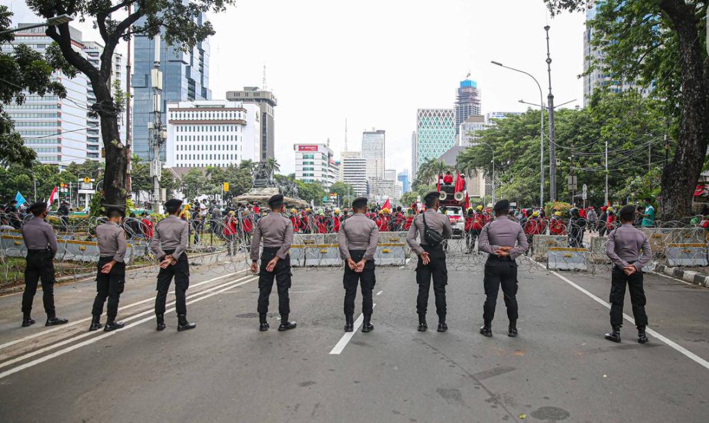 Empat Titik Demo Digelar di Jakarta, Polisi Kerahkan 1.047 Personel