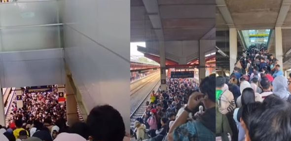 Gangguan Operasional Lumpuhkan KRL di Stasiun Bekasi