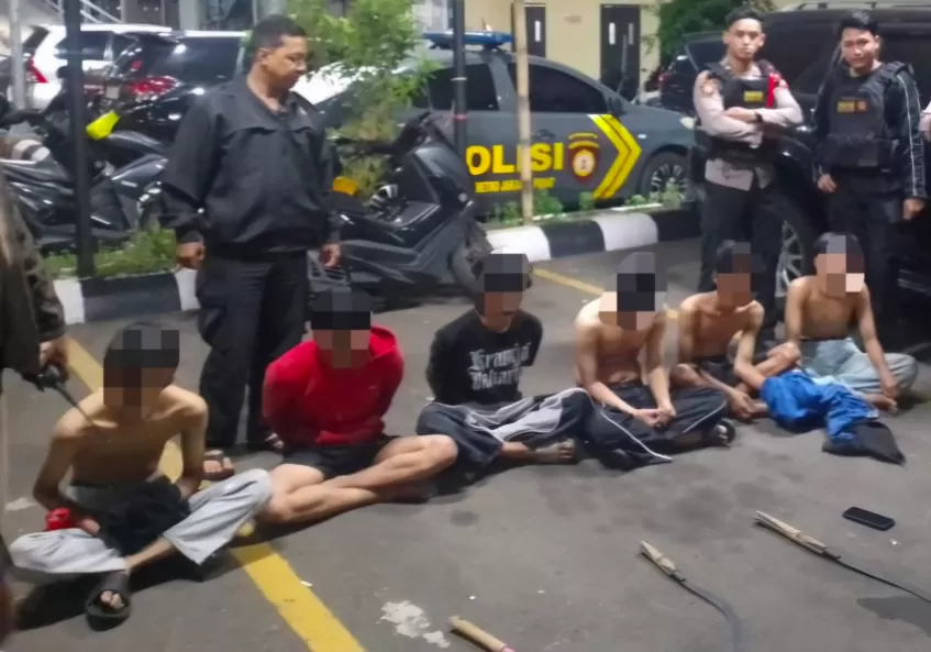 Polisi Gagalkan Tawuran Remaja di Kemayoran, Enam Pelaku Ditangkap