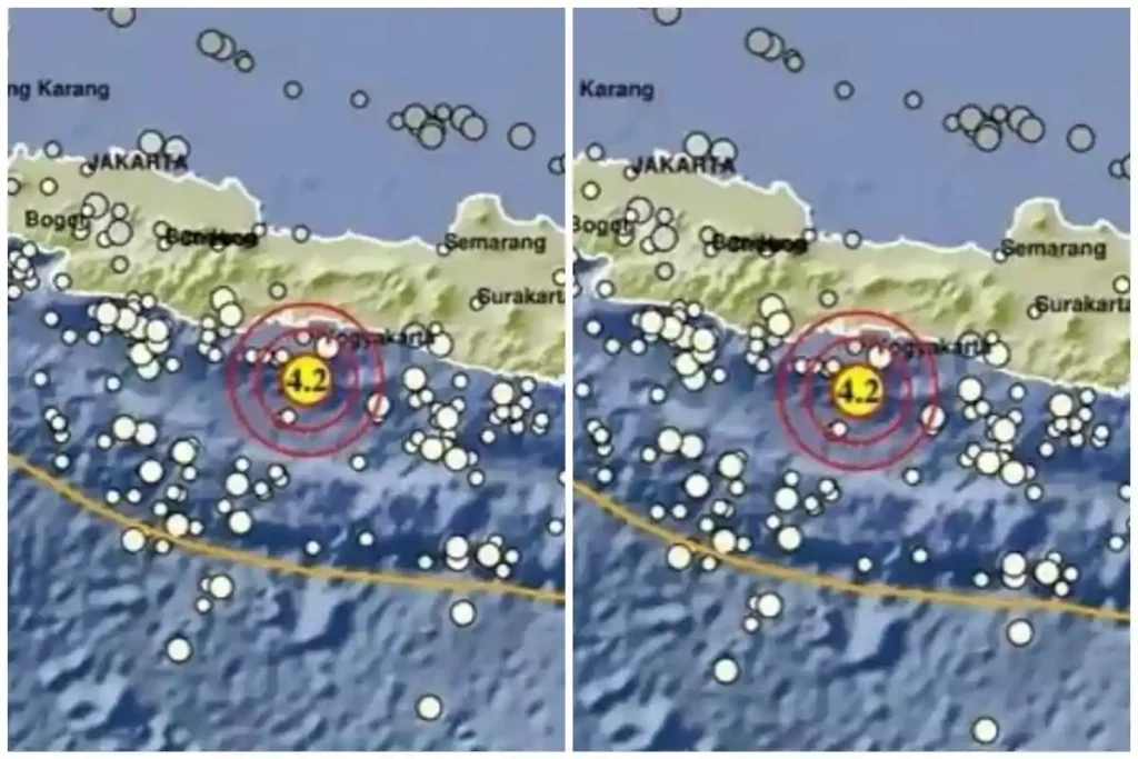 Gempa Magnitudo 4,2 Guncang Cilacap, Tak Timbulkan Tsunami