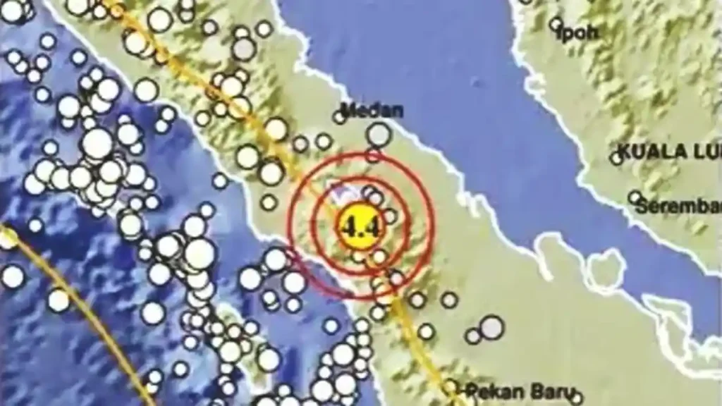Gempa M4,4 Guncang Toba Samosir