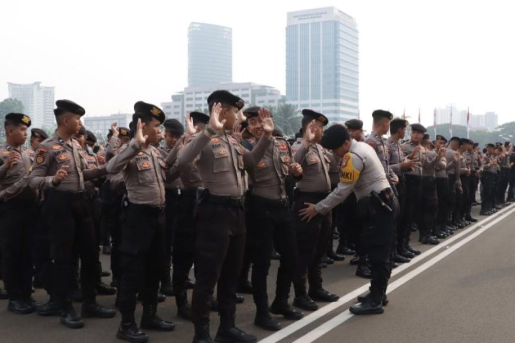 733 Polisi Amankan Tiga Unjuk Rasa di Jakpus