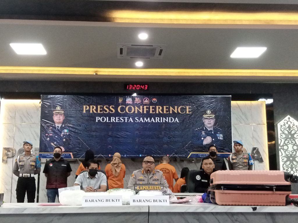 Polresta Samarinda Bongkar Jaringan Narkoba Antarprovinsi, Sita 7,1 Kg Sabu