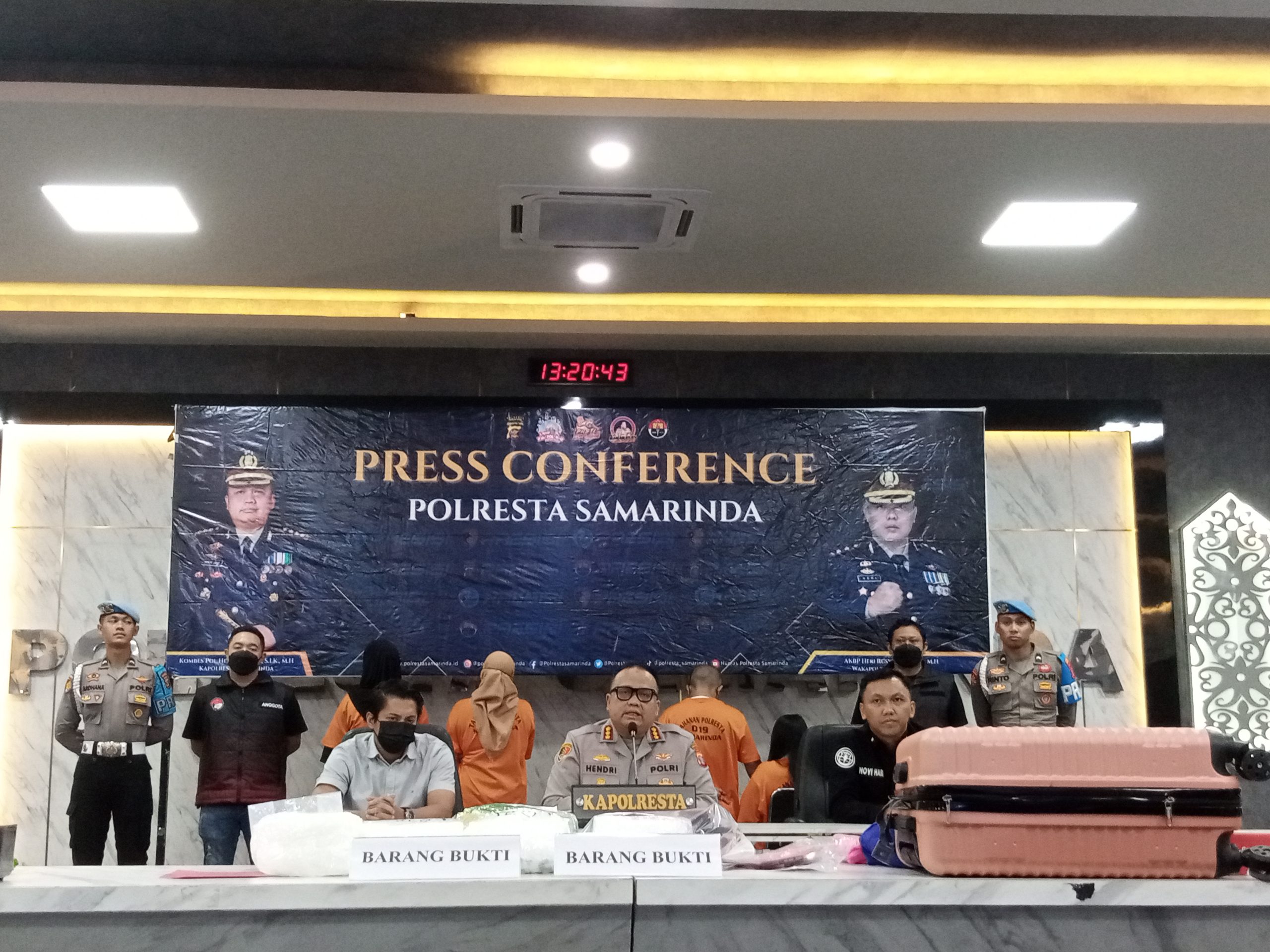 Polresta Samarinda Bongkar Jaringan Narkoba Antarprovinsi, Sita 7,1 Kg Sabu