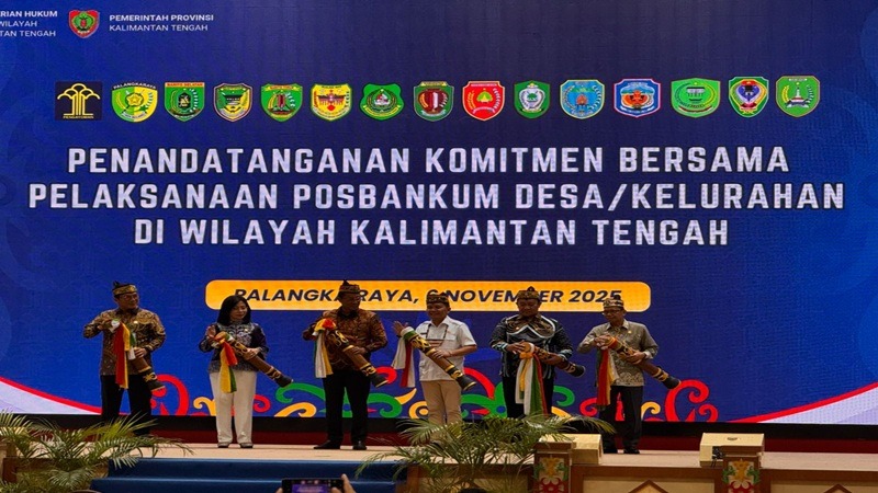 Menkumham Resmikan Posbankum Kalteng, Permudah Akses Hukum Masyarakat